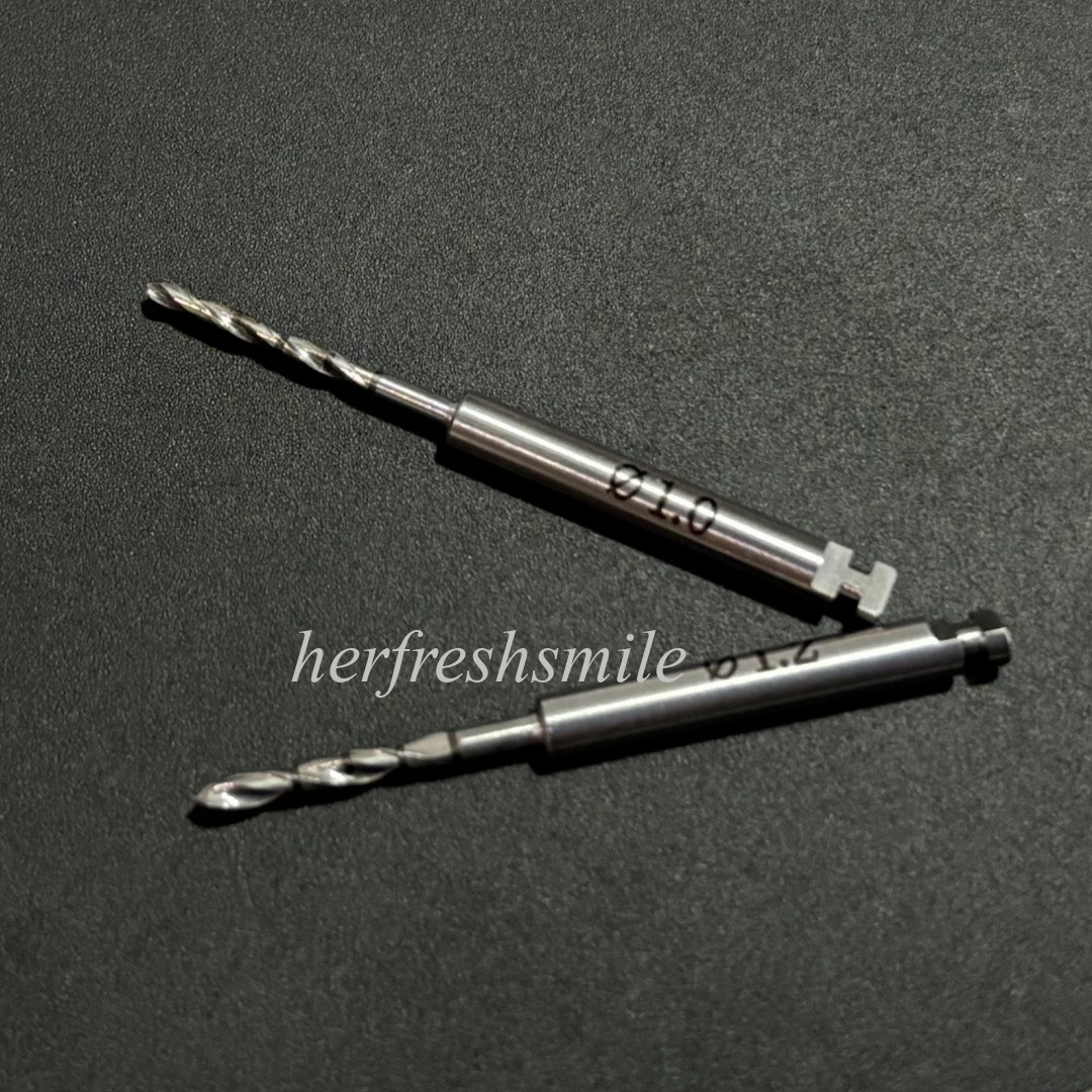 1.2mm Dental Pilot Drill Bone Screw GBR Tent Screws Insertion Tacks Socket