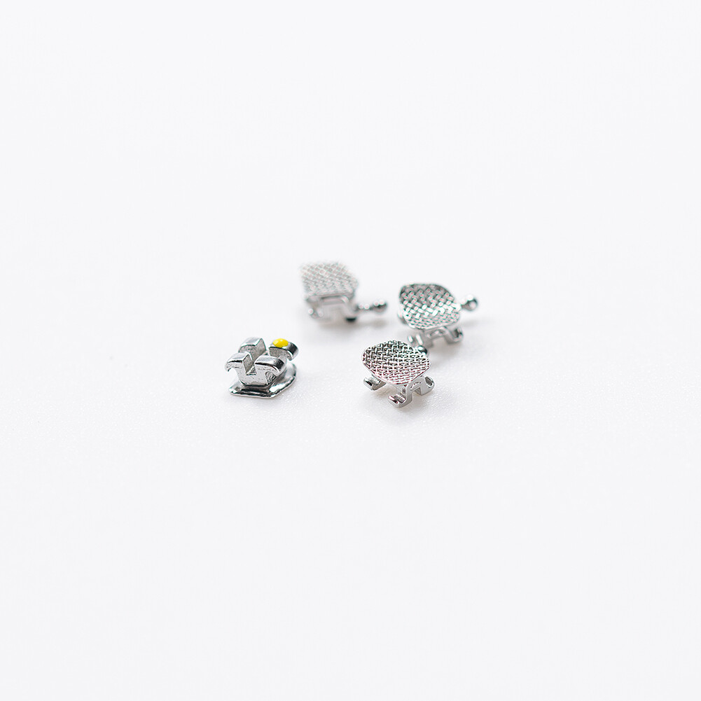 5pK Orthodontic Dental Brackets Brace Mini Roth/MBT 018 022 345 Hook EASYINSMILE
