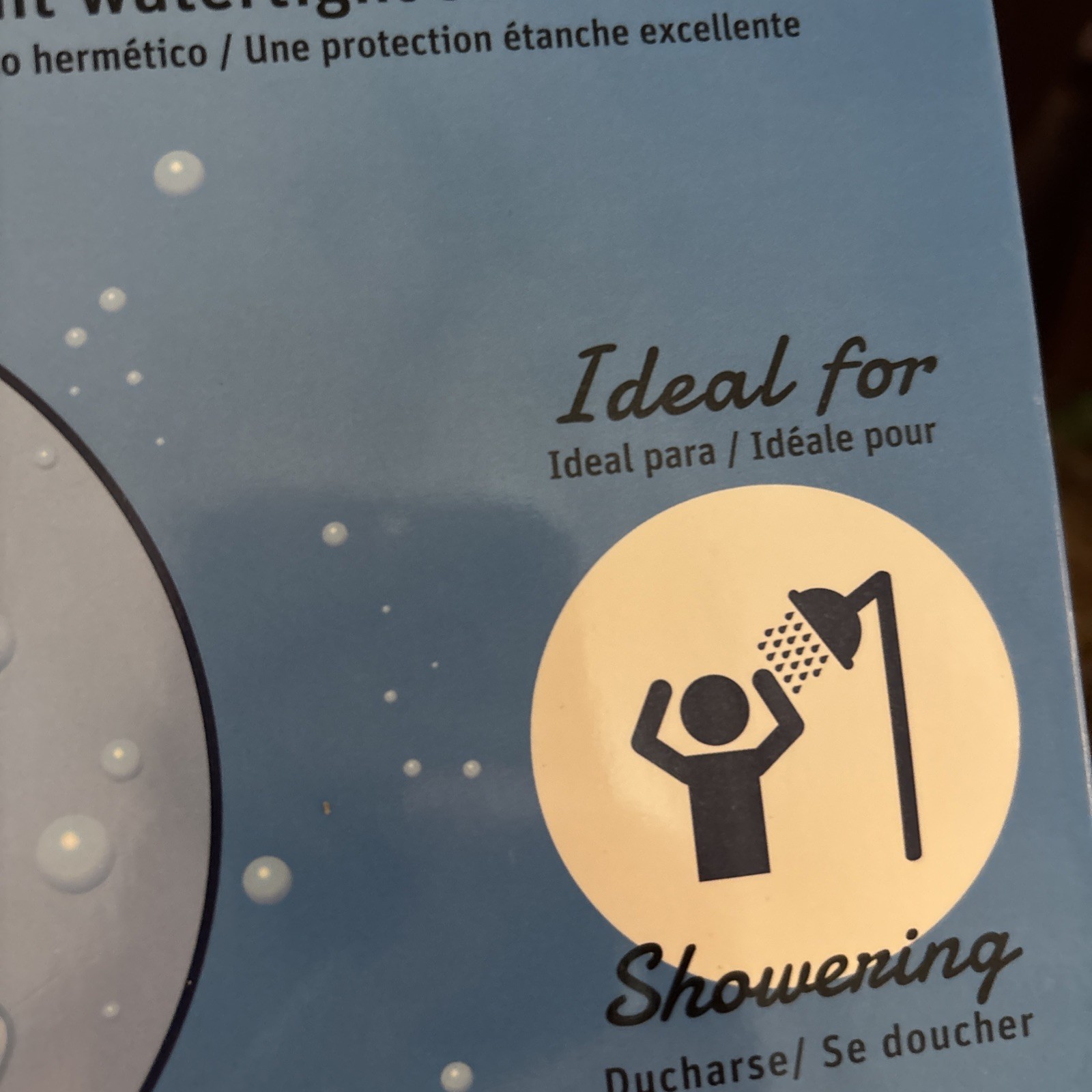 Water Proof Leg Cast Cover Or Bandage Protector For Shower – 1 Count , Clear