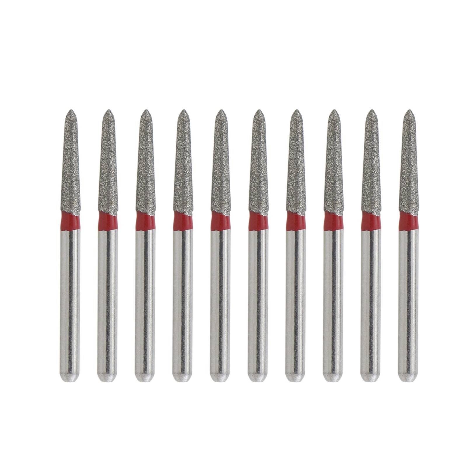 Dental Diamond Burs FG 856/016F Round End Taper Fine Grit For High Speed Bur