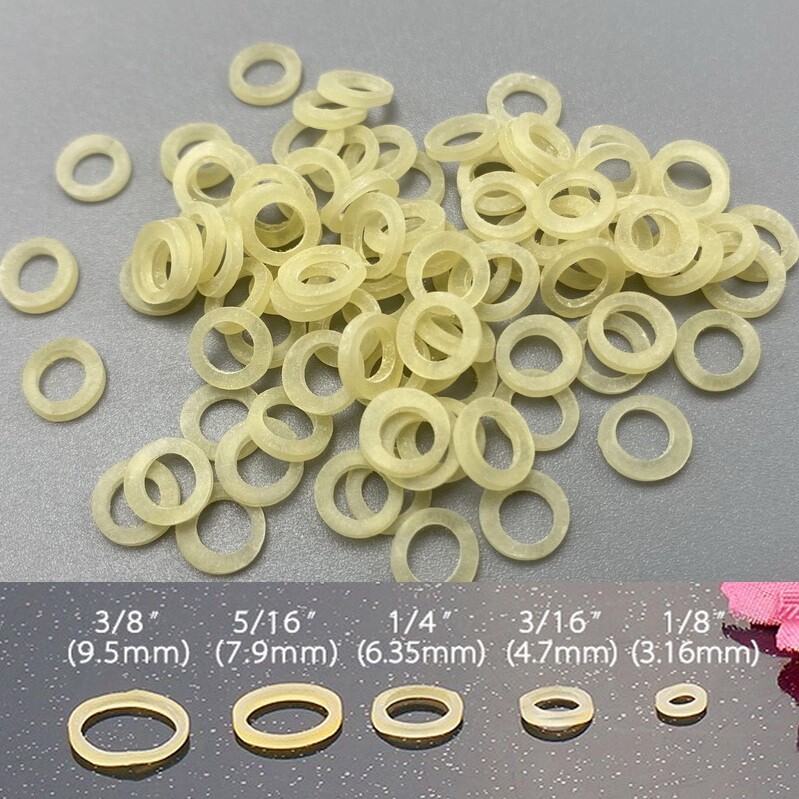 5000Pcs Dental Orthodontic Elastics Ligature Ties Rubber Bands Yellow Color