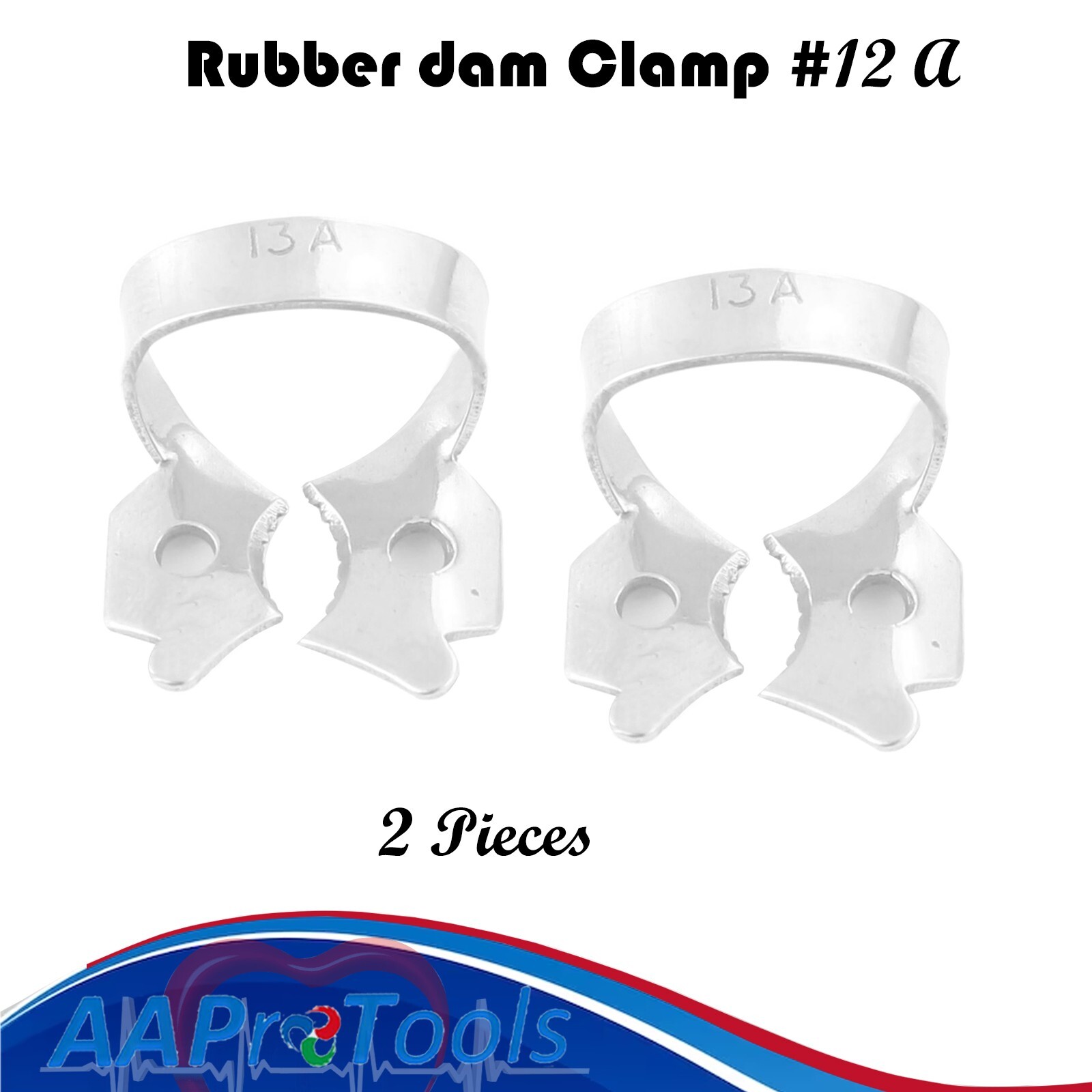 AA Pro: 2pc New UNI Endodontic Rubber Dam Clamp #13A Surgical Dental Instruments