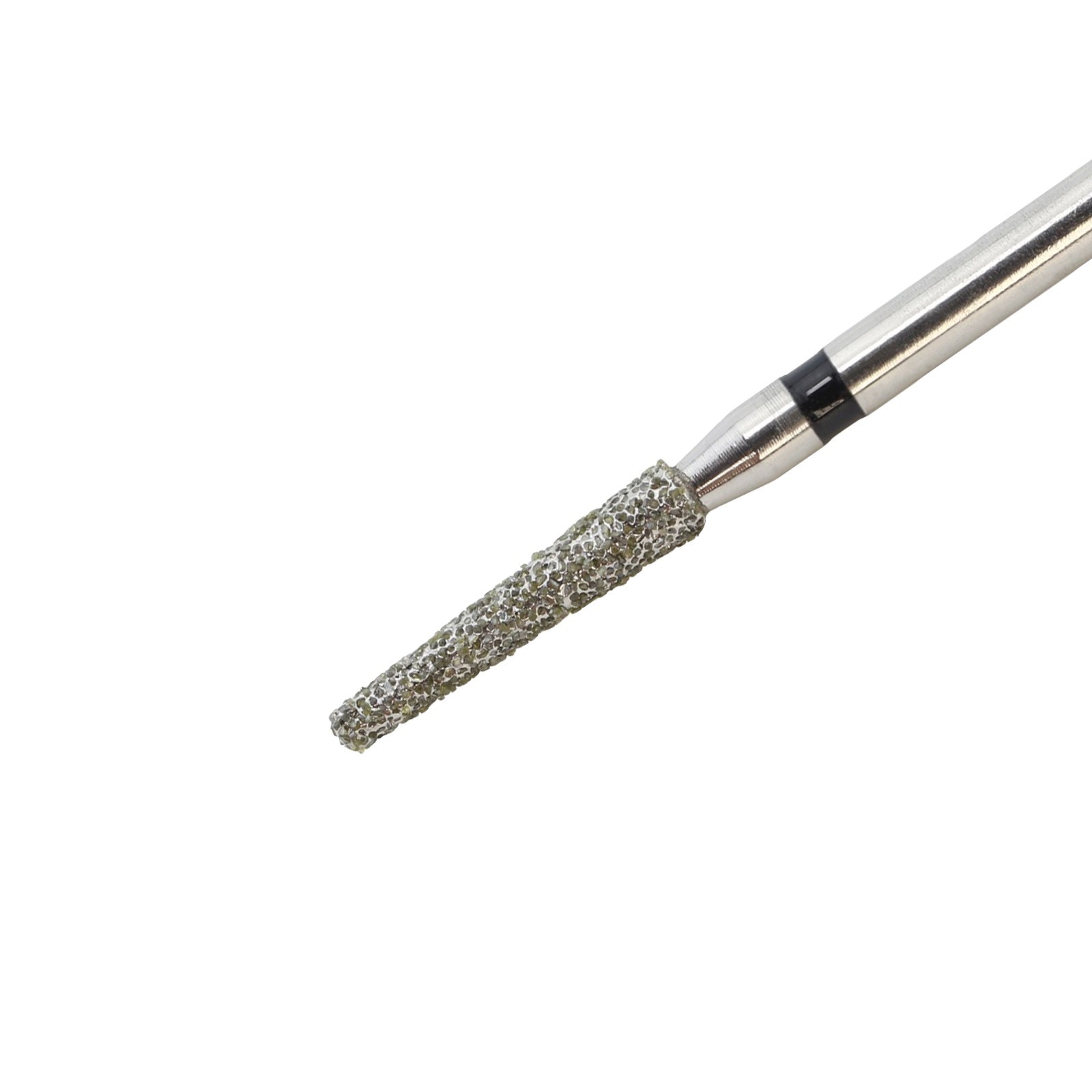 10 Dental Diamond Burs 847/016SC FG Flat End Taper Super Coarse Black High Speed