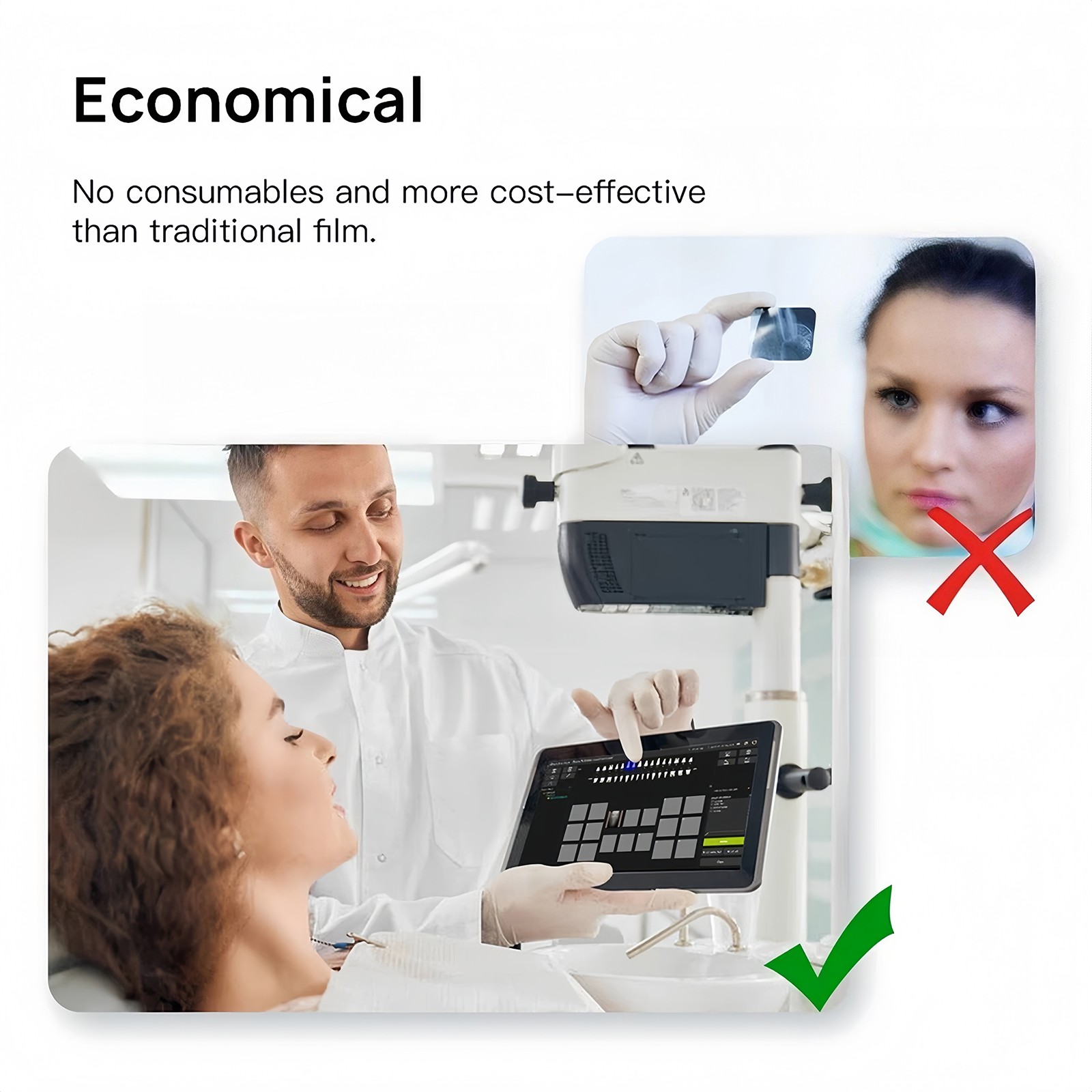 Dental X Sensor ray Digital Sensor Rayos Digital Imaging System Size 1 + Holder