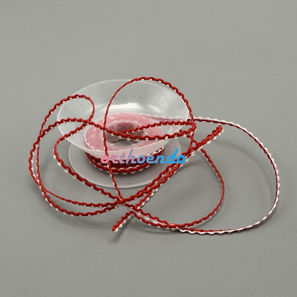 1 Roll Double Color Elastolink Elastic Power Chains (Ultra) Long Short 10 Sizes