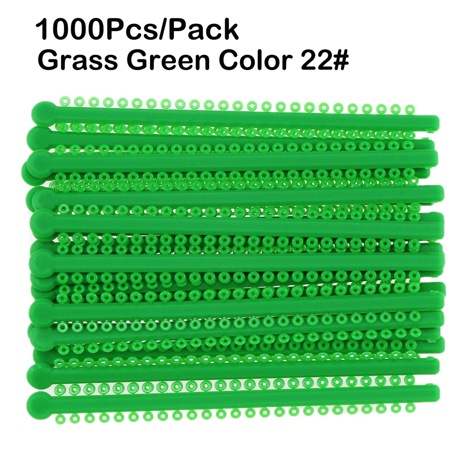 1000Pcs/Pack Long Type Dental Orthodontic Ligature Ties Elastic Rubber Bands