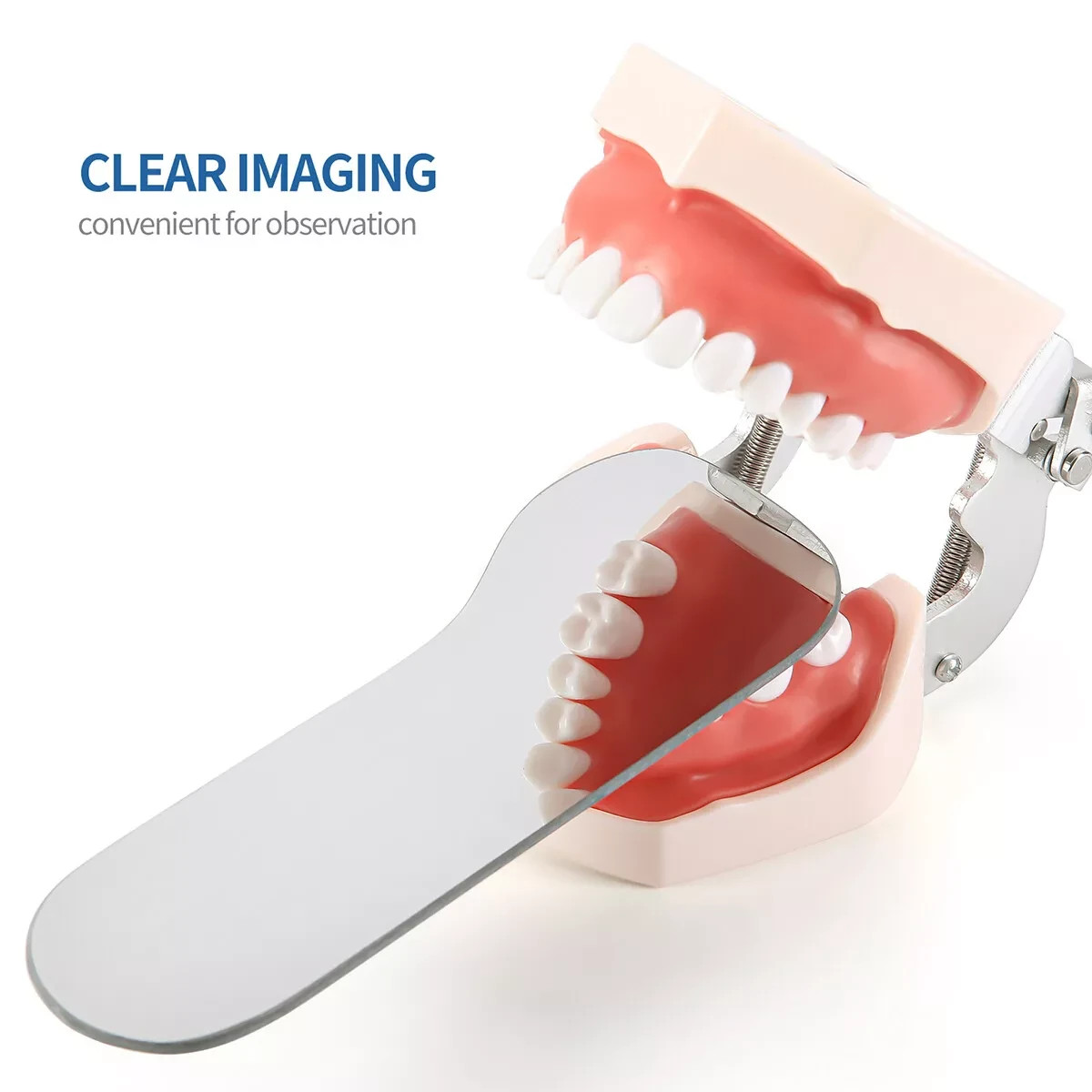5/ Dental Orthodontic Mirror Photography Double-Sided Mirrors Glass Reflectors