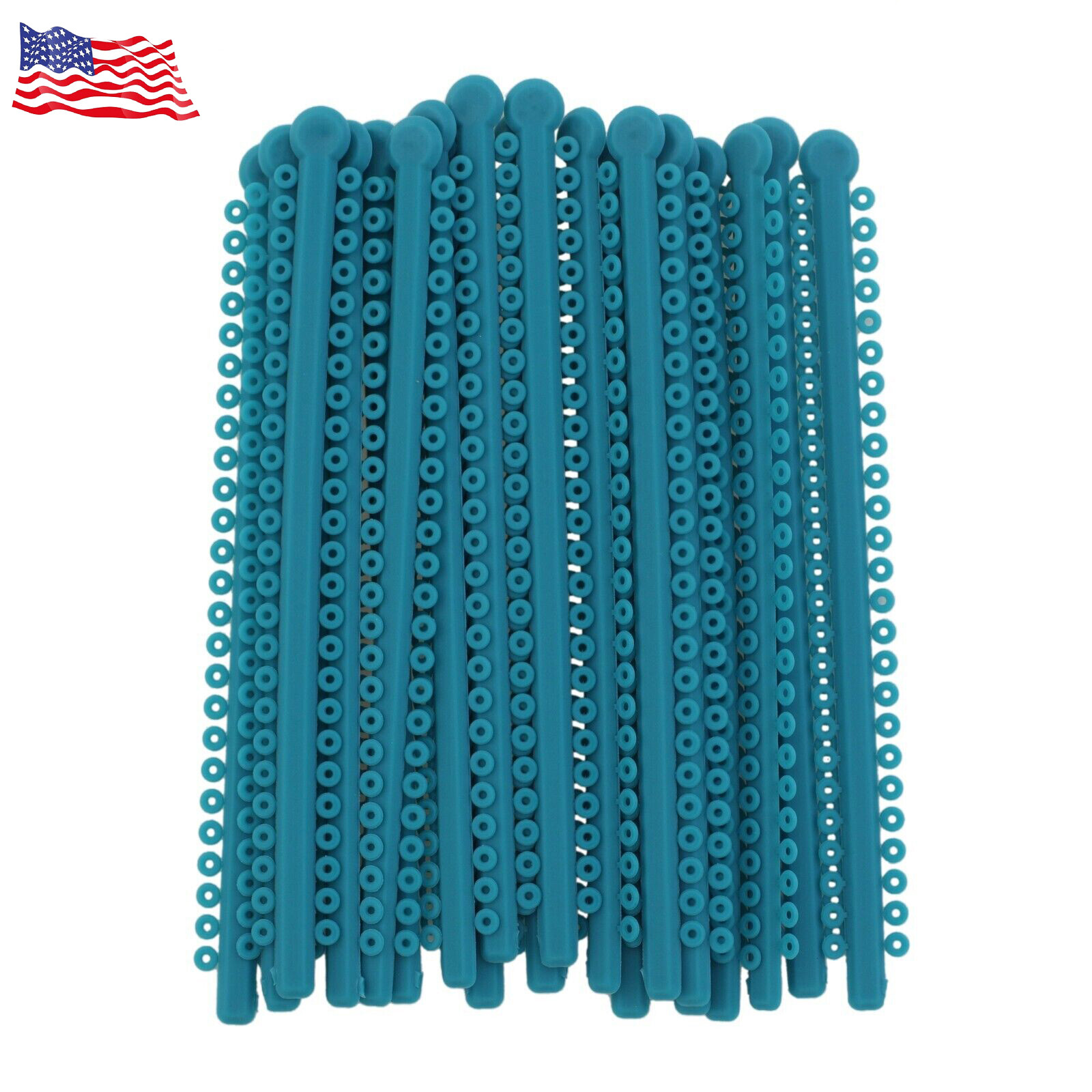 1000pcs Dental Orthodontic Ligature Ties Brace Elastic Rubber Bands For Brackets