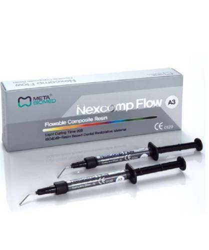 META BIOMED Nexcomp Flow Composite Resin (2X2Gm) shades -A1,A2,A3 (Any One)
