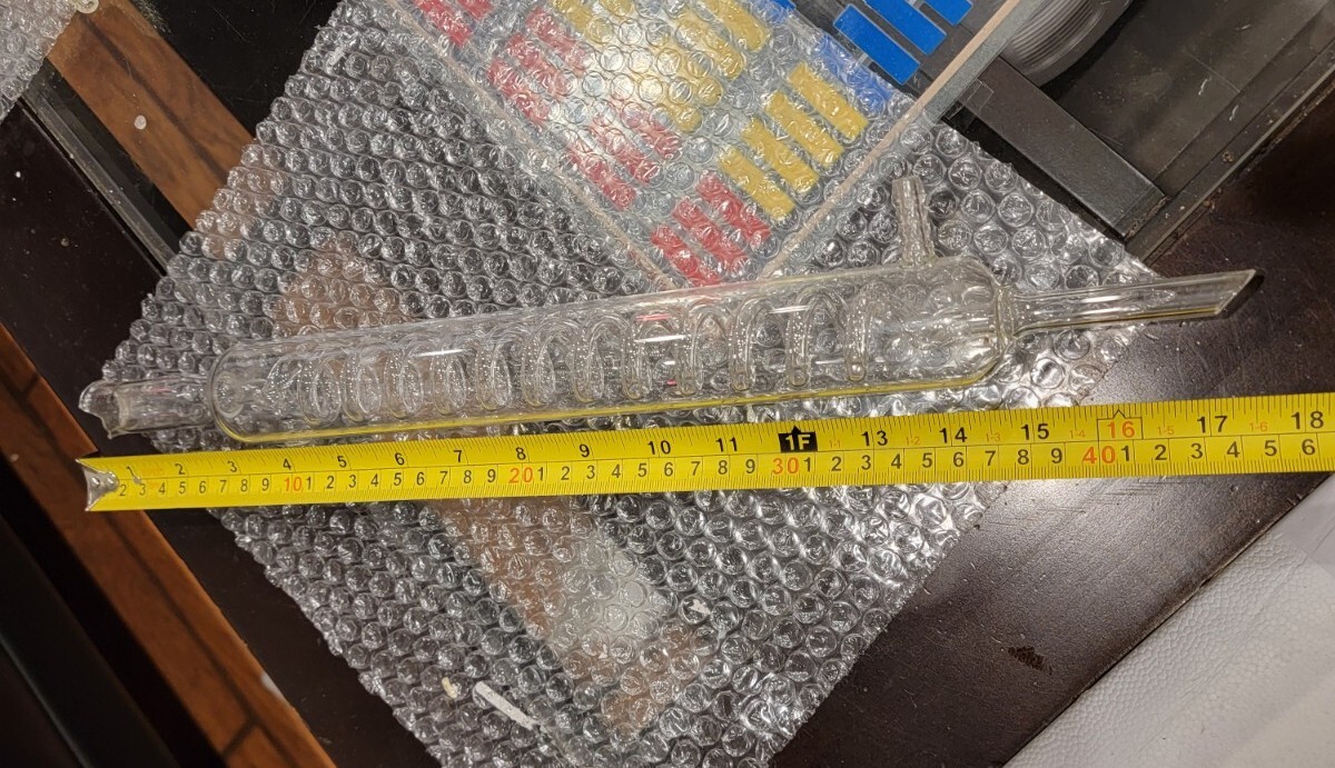 Pyrex Condenser Jacketed Graham Coil Reflux or Distillation 17″ Large | READ