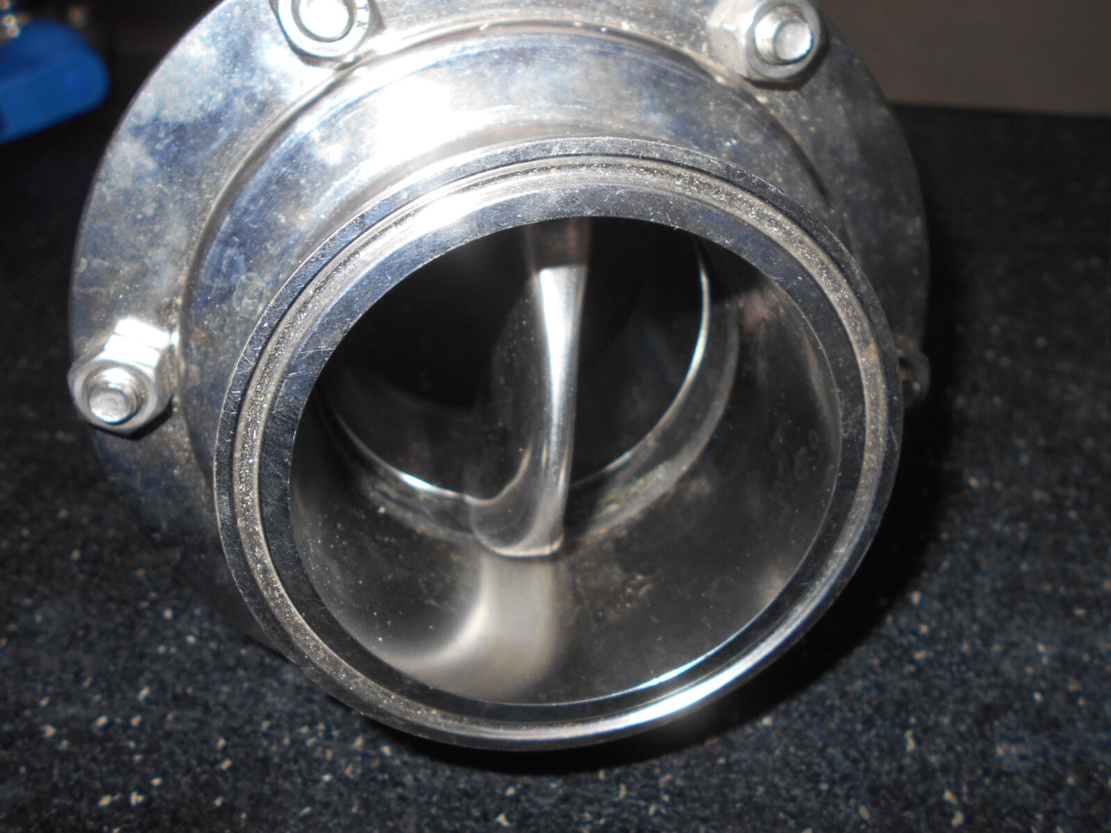 CHERRY BURRELL 3″ 316L SS HAND LEVER SANITARY BUTTERFLY VALVE