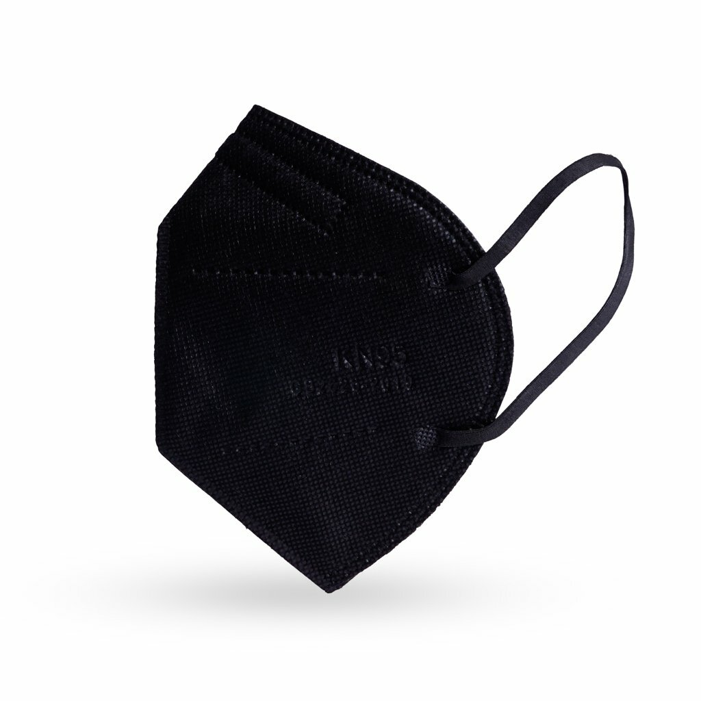 KN95 Black Face Mask 5 Layer Respirator Protective Breathable BFE 95% USA Seller