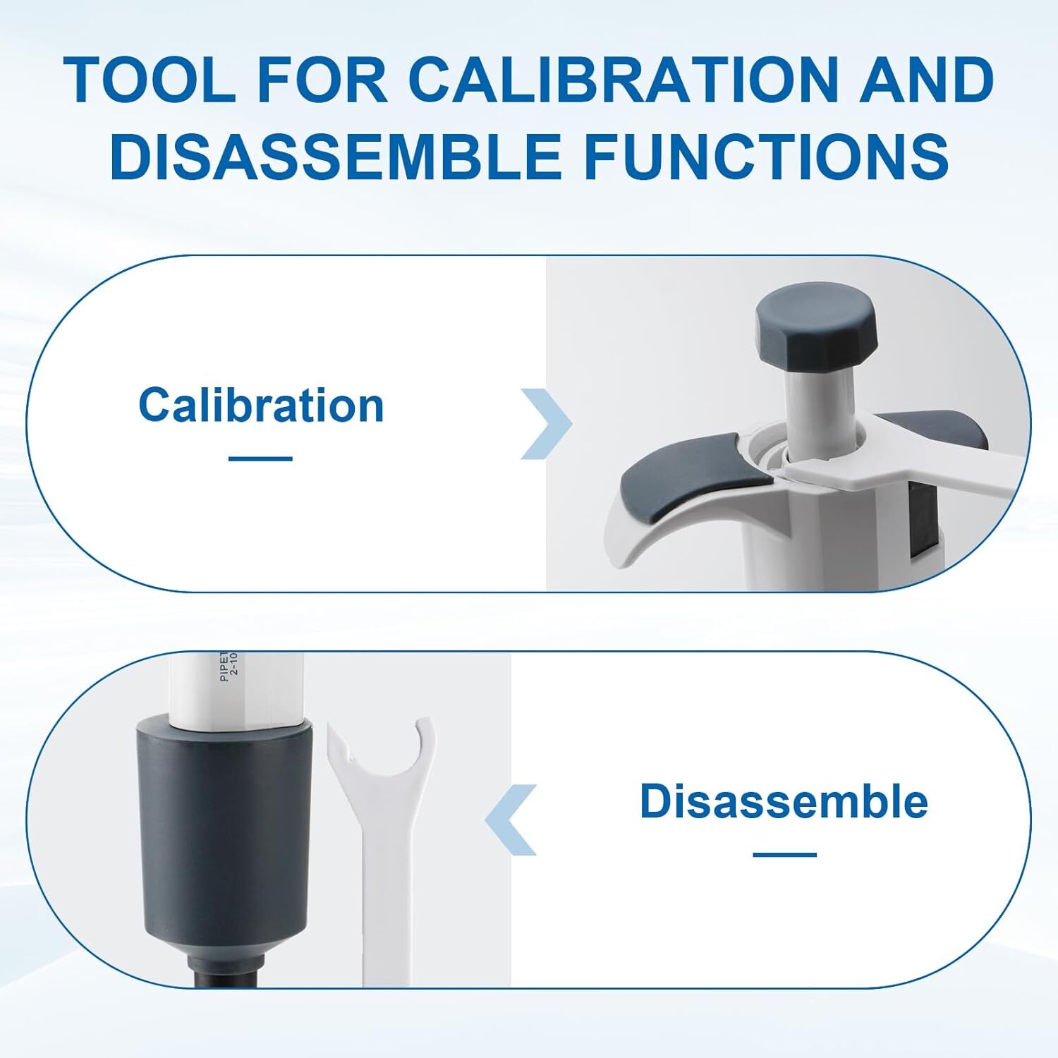 Autoclavable Single Channel Pipette Adjustable Volume Lab Micropipette Pipettors