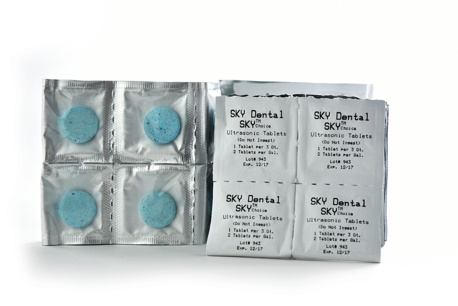 UltraSonic Tablets Dual Enzymatic Fresh Mint 64/Box Made in USA