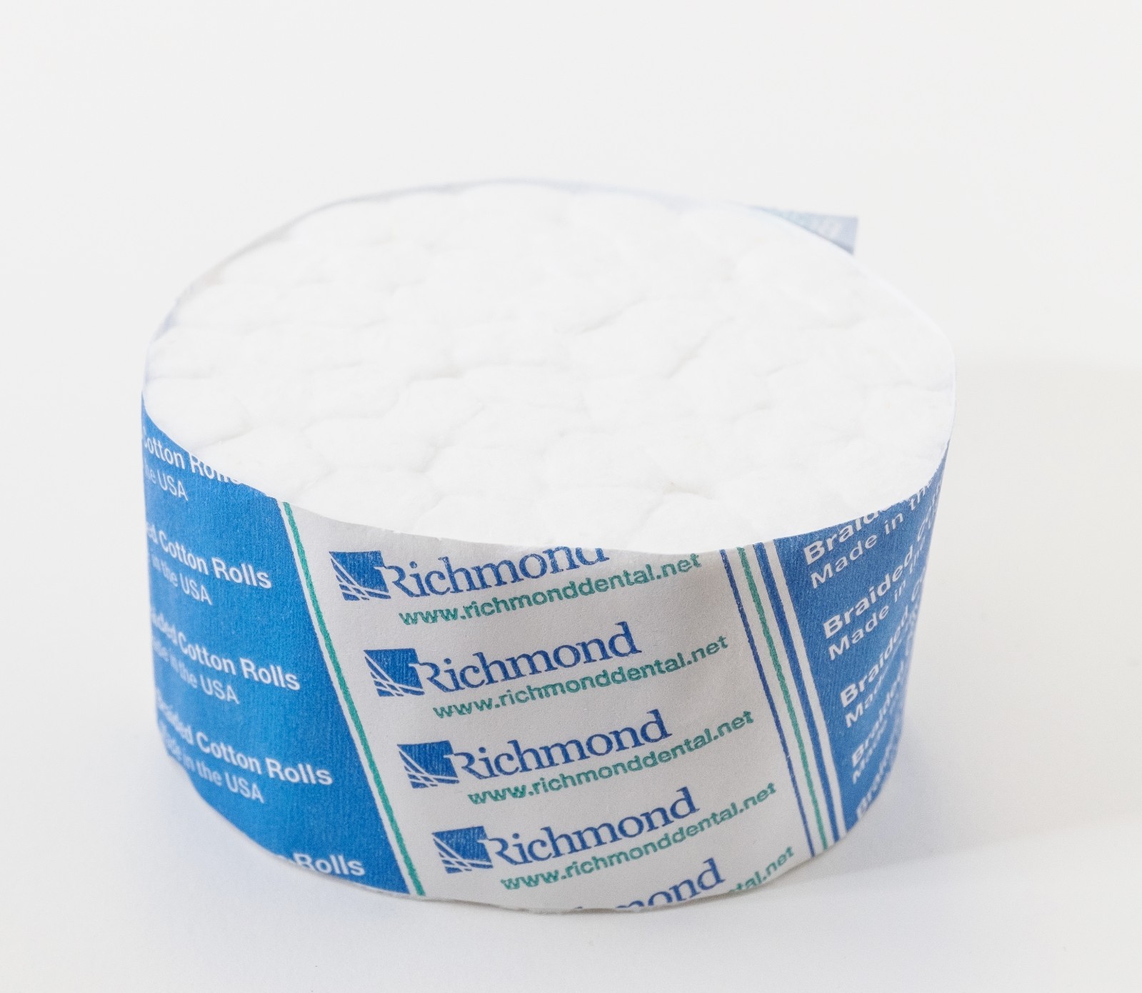 Dental Disposable Braided Cotton Rolls Non-sterile 1 1/2″ Medium 3/8″ Diameter