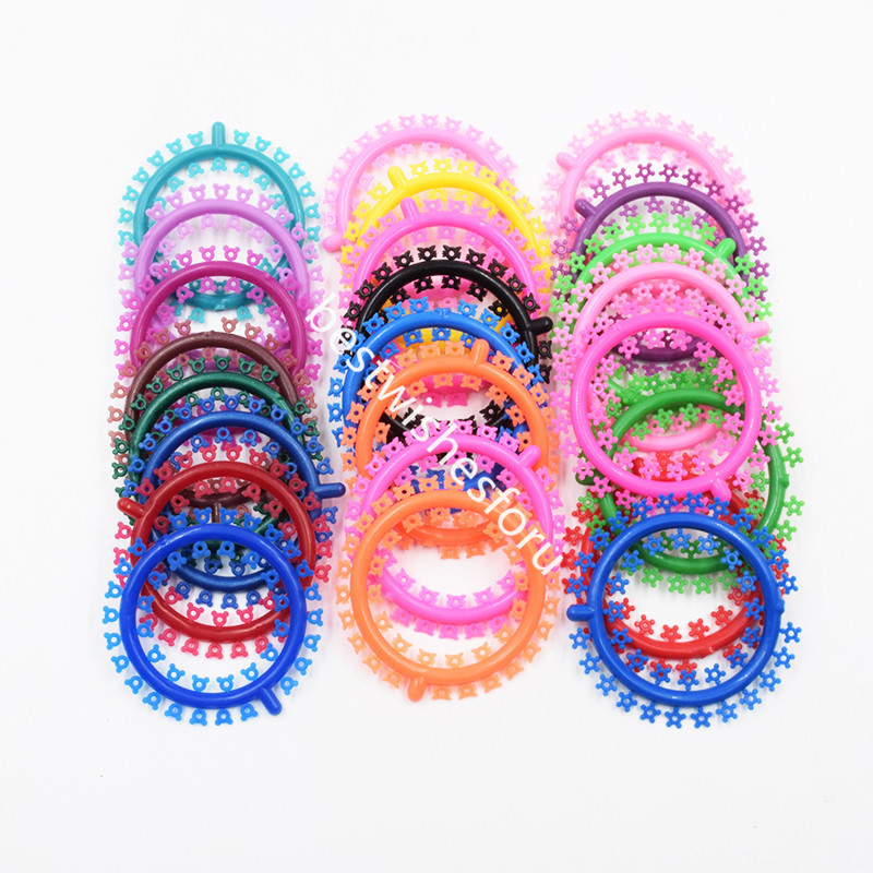 1000 Pcs Dental Orthodontic Elastic Rubber Multi-Colored Cartoon Ligature Tie