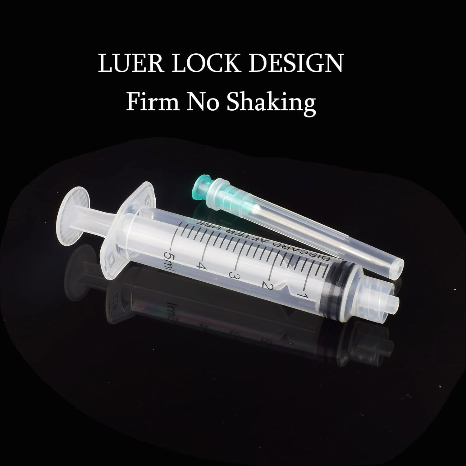 5Ml with 21 Ga 1.5 Inch Luer Lock, Individually Wrapped 20 Pack