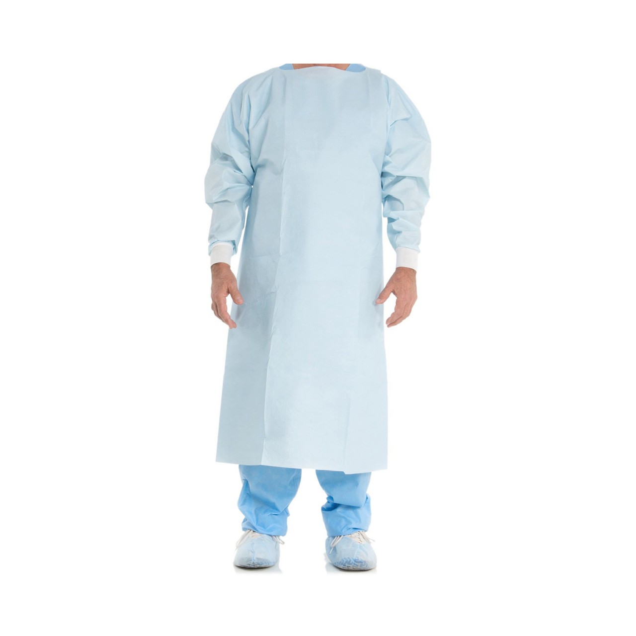Halyard Polypropylene Procedure Gown w/Polyethylene Coating & Knit Cuff 10 Ct L