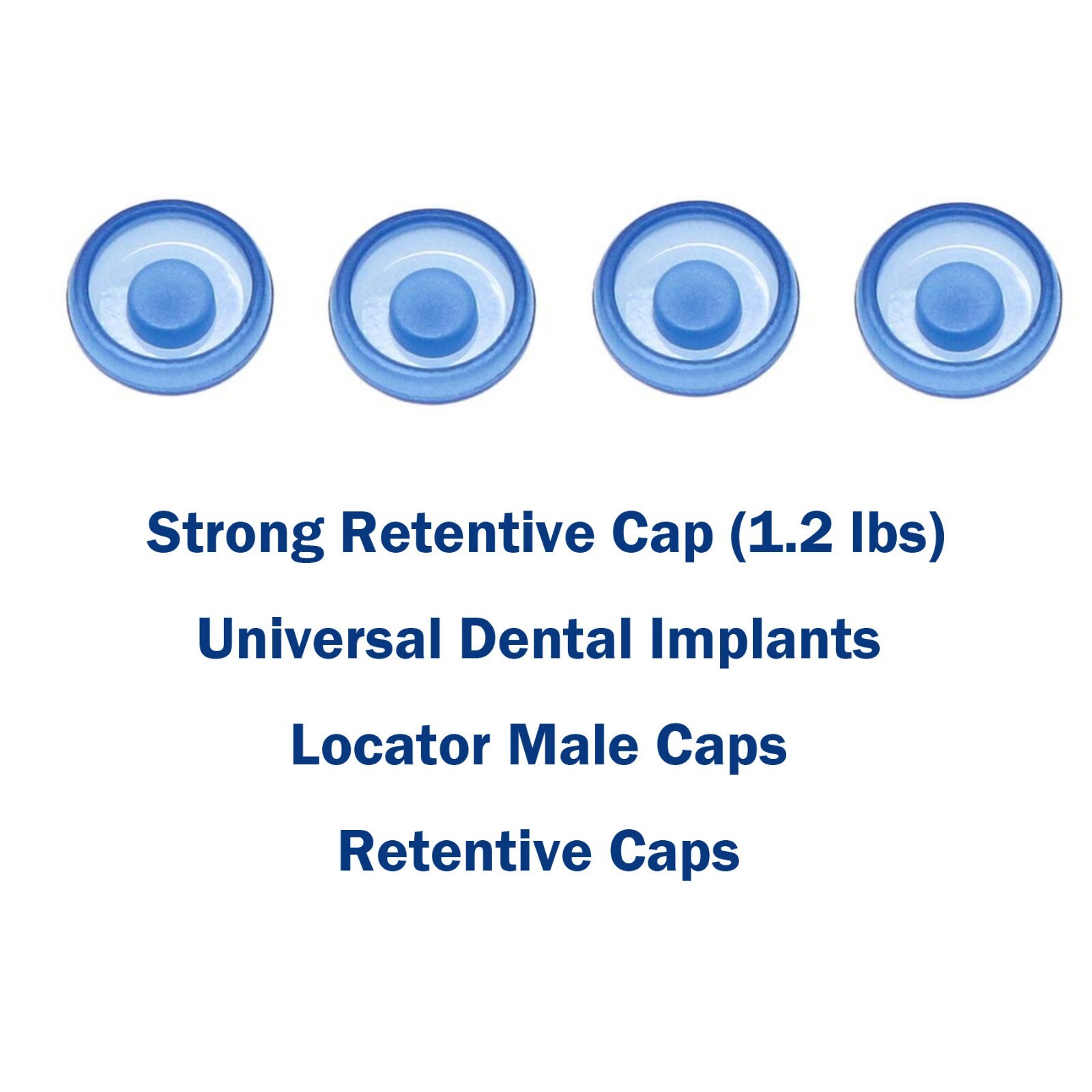 Dental Attachment Abutment Male Cap Tool fit ITI Removable NC/RC D3.7mm AH=3/4/5