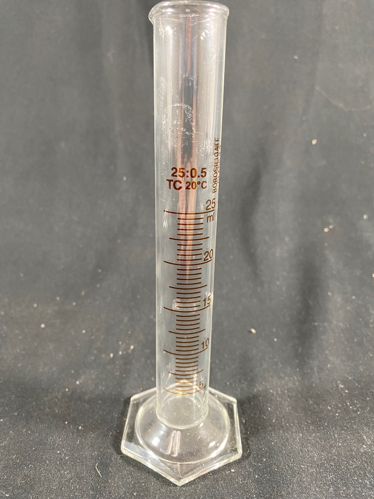 ALDRICH Glass 25mL TC 25:0.5 Graduated Cylinder (2/pk)