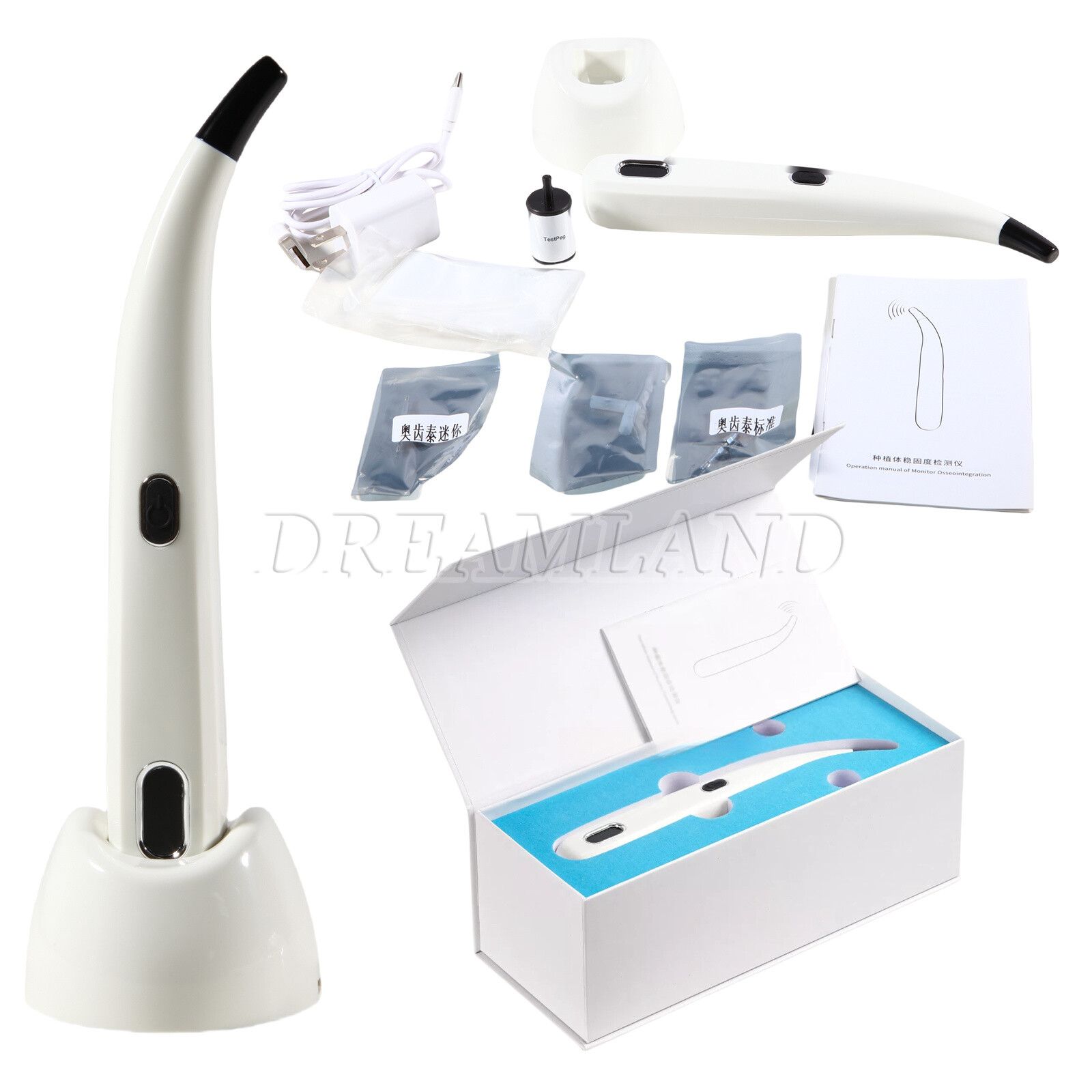 Dental Monitor Osseointegration RFA Inplant Stability Test Unit ISQ USA