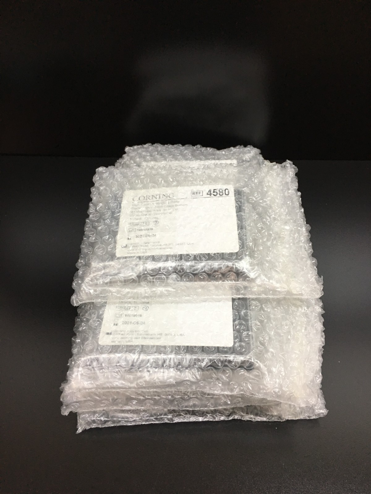 Corning REF 4580 Half Area High Content Imaging Glass Bottom MP 96 Well Lot 7PCS