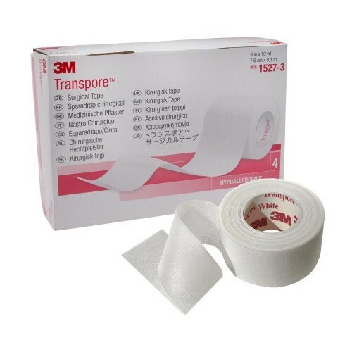 *40-Rolls* 3M Transpore Surgical Hypoallergenic Tape 3″ x 10 Yards 1527-3