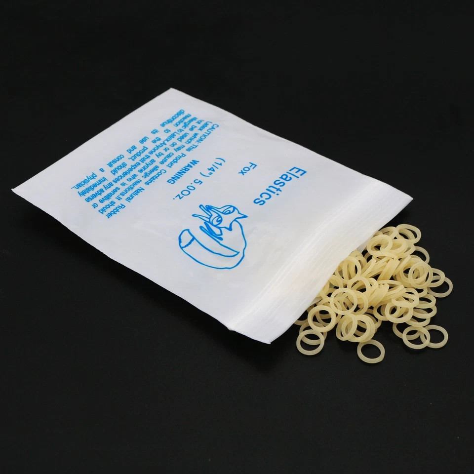 US Orthodontic 5.0Oz Elastics Braces Rubber Bands Latex Braces 1000/2000/3000Pcs
