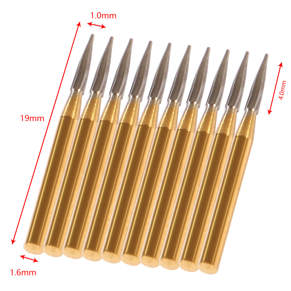 Dental Trimming & Finishing Gold Burs Carbide Bur FG 7901/7902 for High Speed