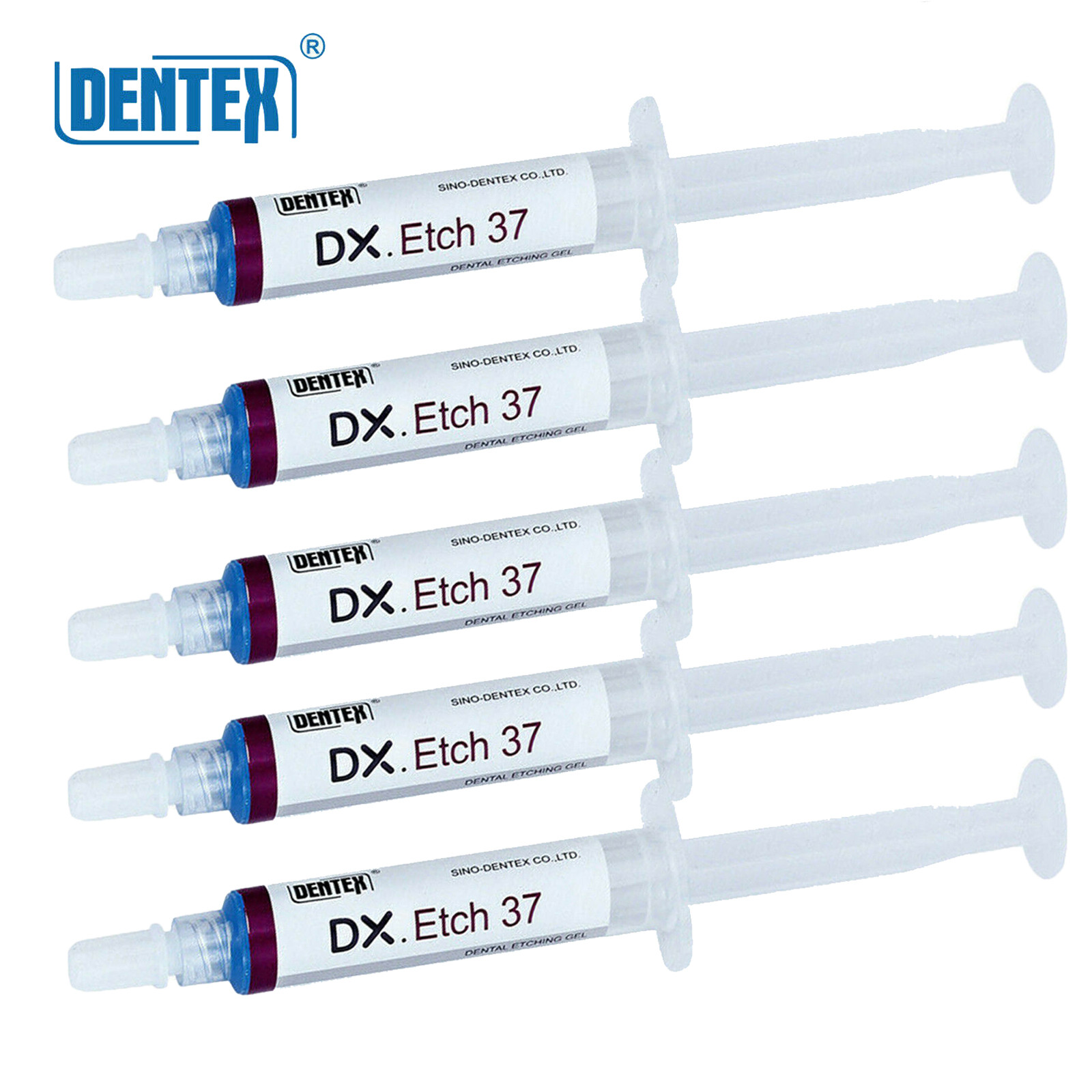 DENTEX DX Dental Etchant 37% Acid Etching Silica Gel Syringe 5ml Composite Resin
