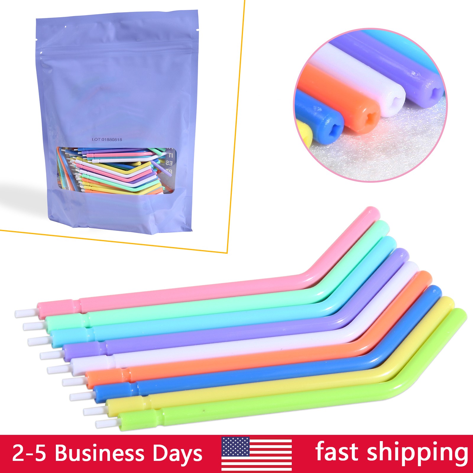Disposable Air Water Syringe Tips – Universal Fit, Dental (Choose Qty)
