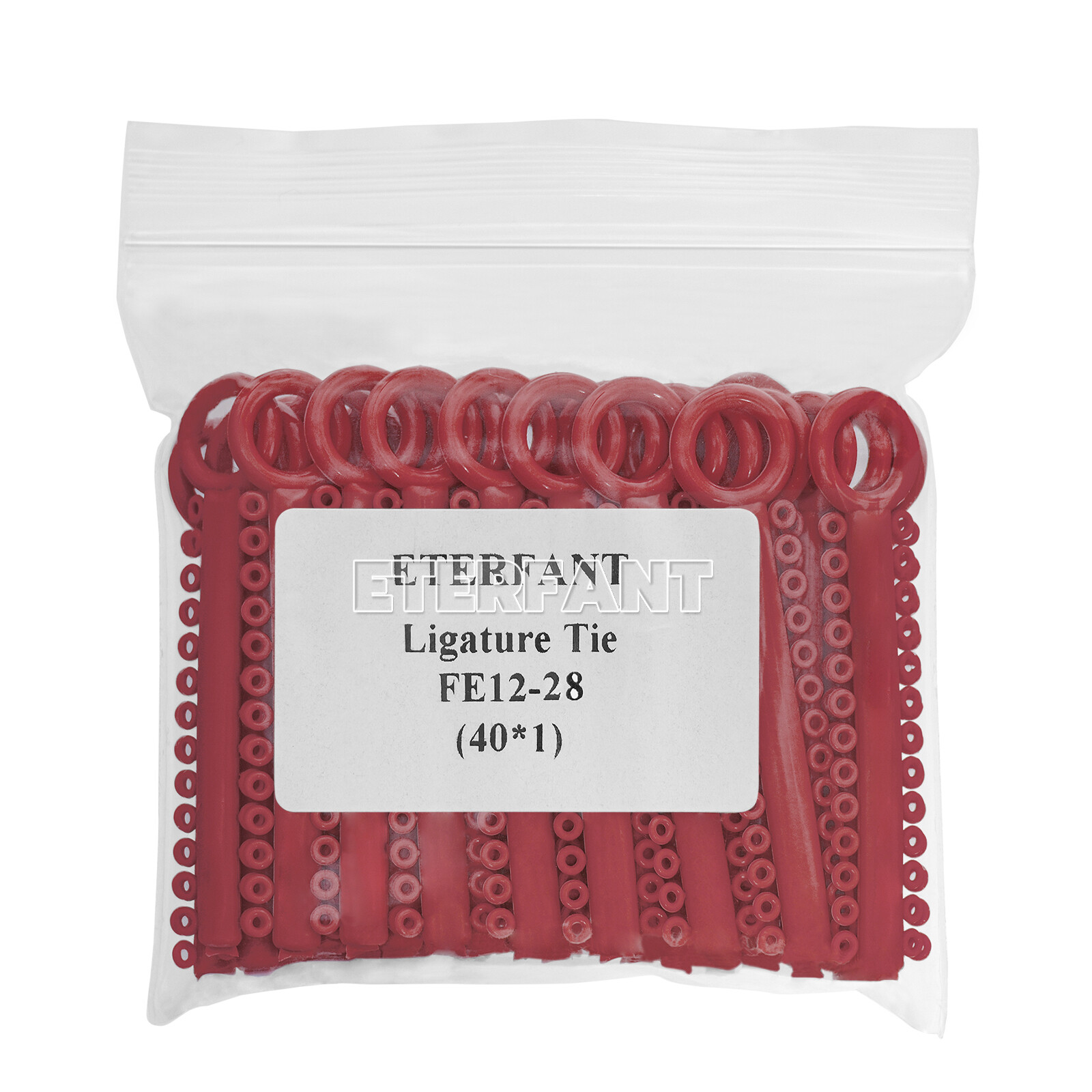 1040PCs ETERFANT Dental Ortho Ligature Ties Elastic Rubber Bands 18 Colors