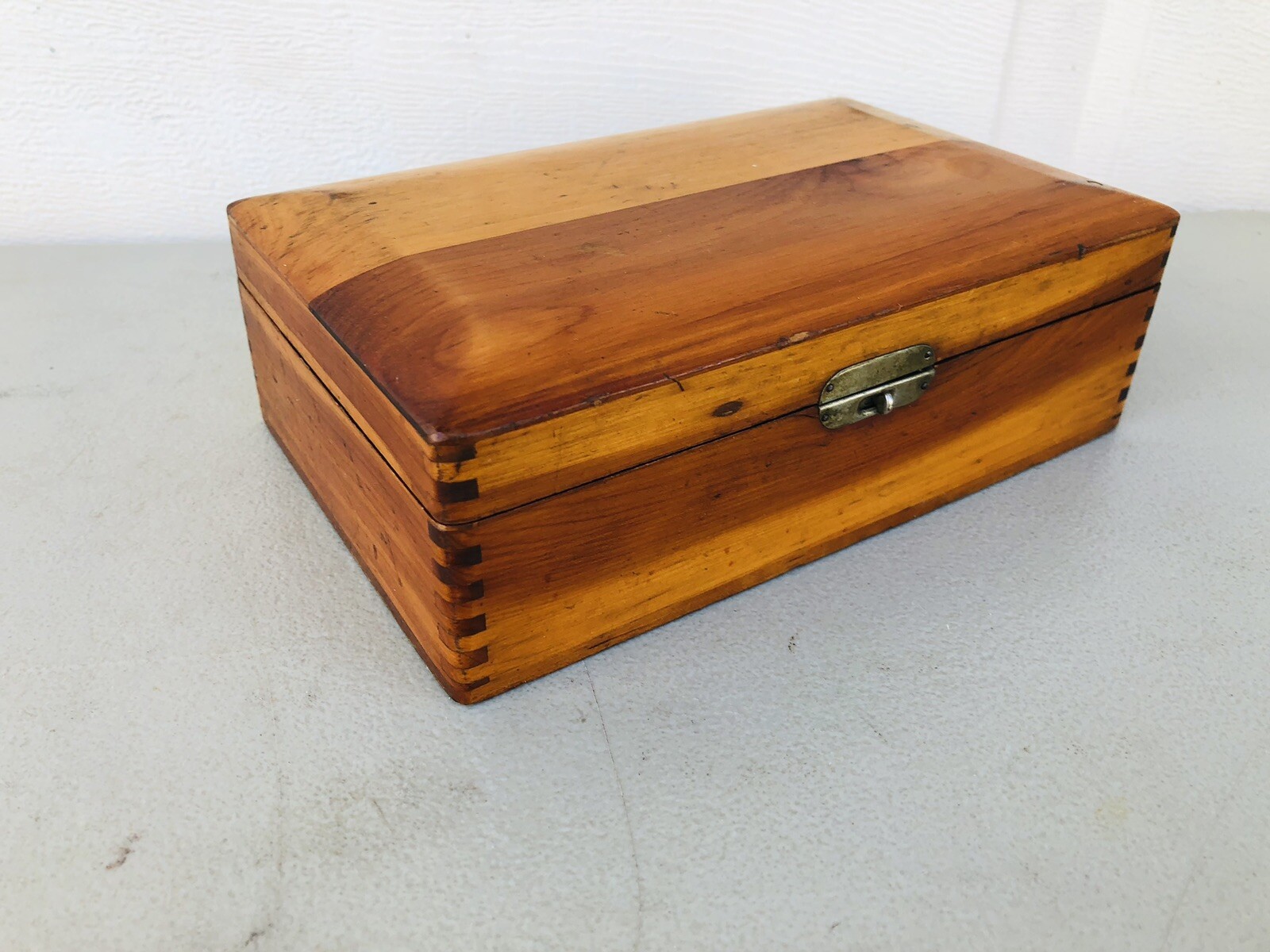 Antique S.S. White Dental Dovetailed Wooden Box