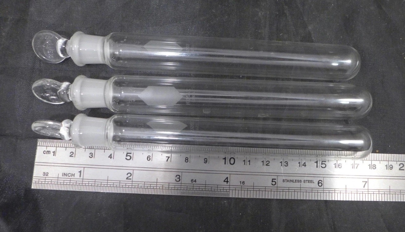 Set of 3 || KIMBLE Kimax Test Tube 16×150 mm 18 mL repl ST #13 stp #45100-16150