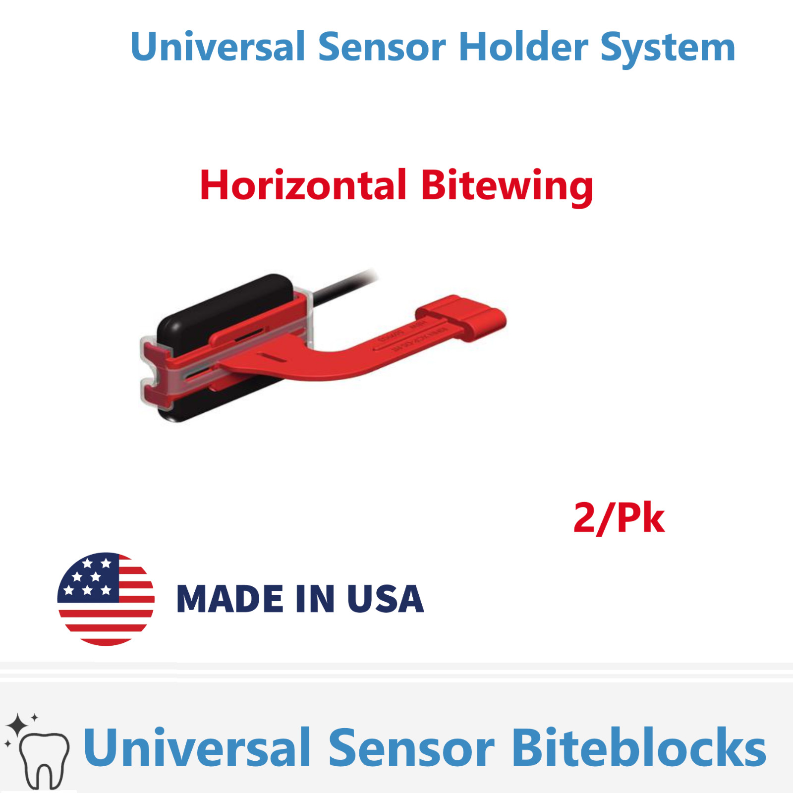 XCP-DS Fit® universal sensor holder system Biteblock Dentsply Rinn Made in US