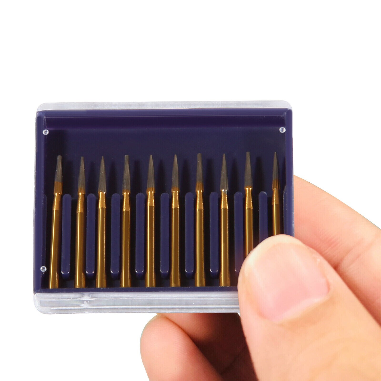 5 box Dental Trimming Finishing Gold Burs Carbide FG 7901 High Speed Handpiece u