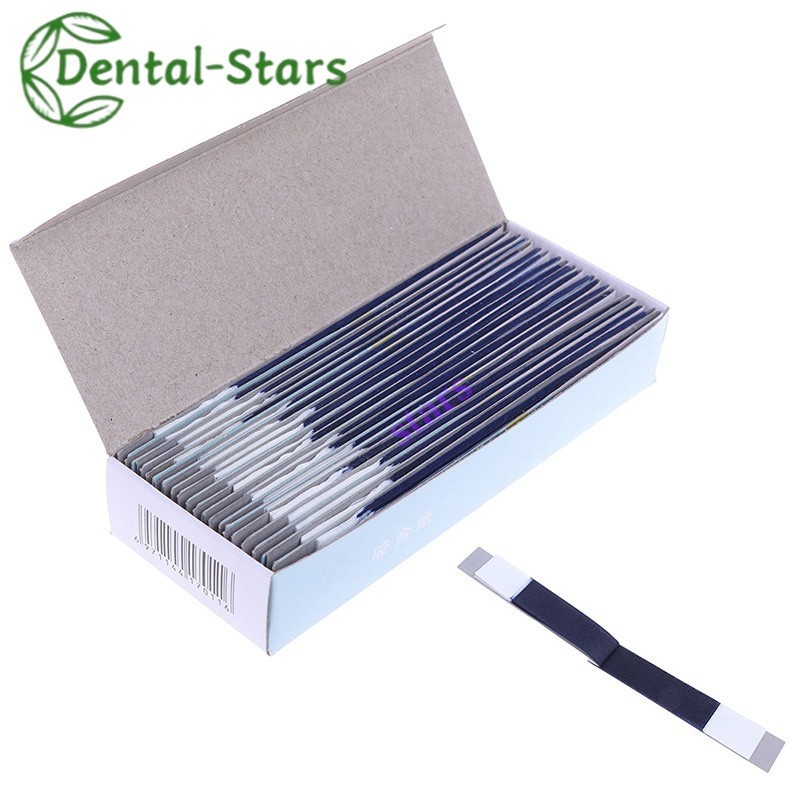 200 Sheets Dental Articulating Papers Double Sided Strips Teeth Care Red/Blue