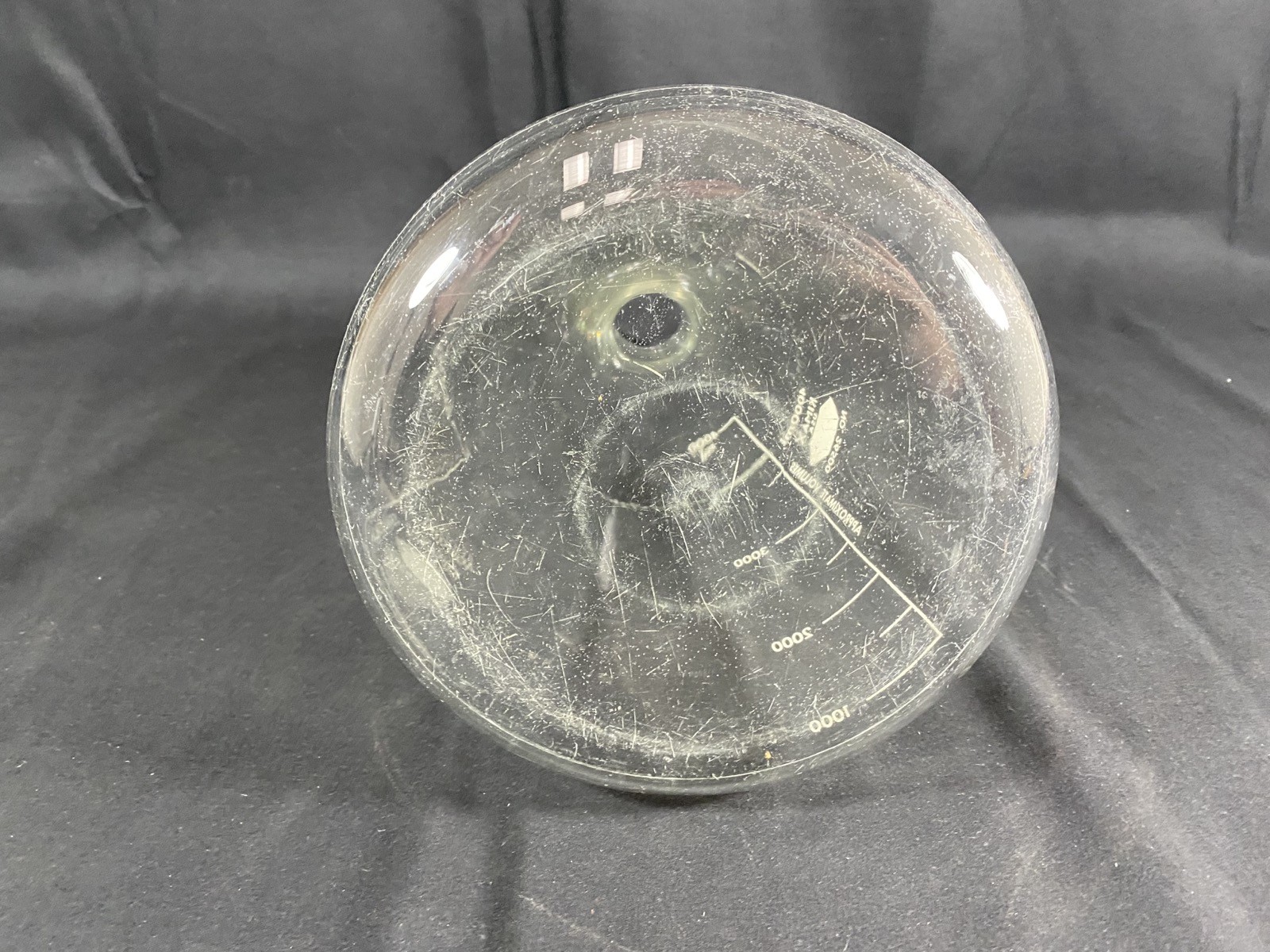 KIMAX KIMBLE Glass 4000mL 4L Narrow Mouth Graduated Erlenmeyer Flask 26500