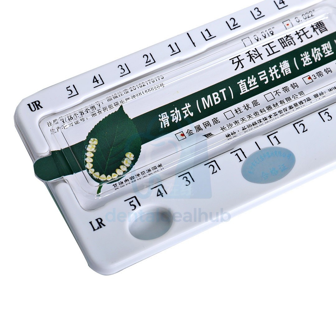 Mini MBT Sliding Straight Wire Brackets Mesh Base with/without Hooks 022