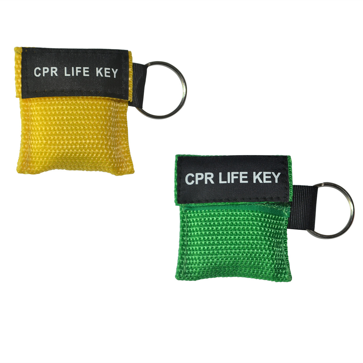 40pcs/pack CPR Masks First Aid Training Mouth to Mouth Keyring Face Shields Mask