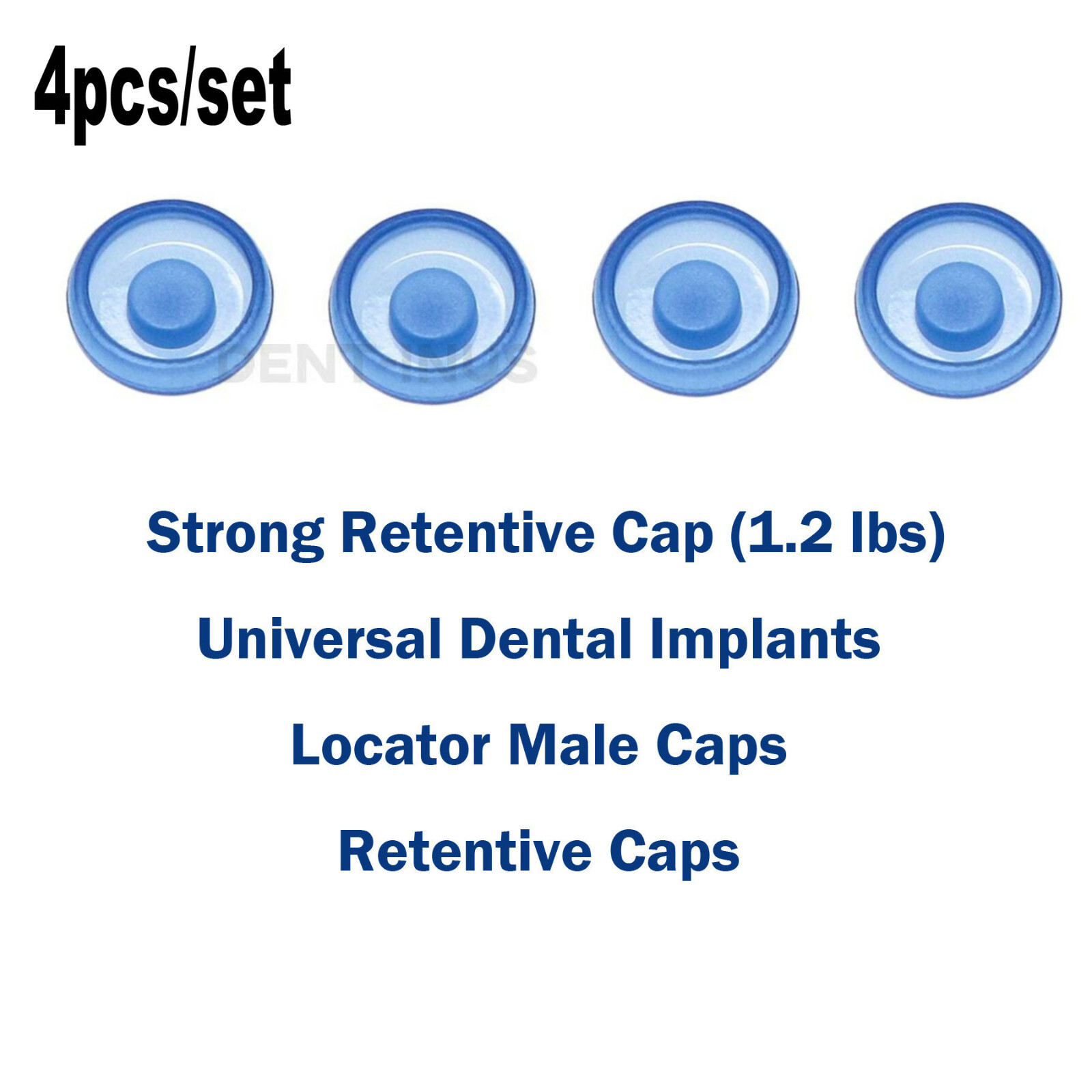 Dental Strong Retentive Overdenture Caps Metal Housing 2.4lbs Abutments Locato r