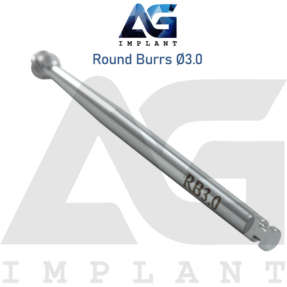 Ø3.0 Round Bur External Irrigation Sur gical Drill Instrument Dental