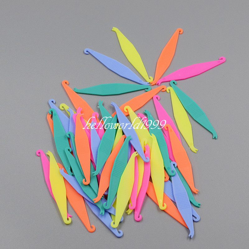 100Pcs Orthodontic Elastics Placer Remove for Braces Elastic Rubber Band Placers