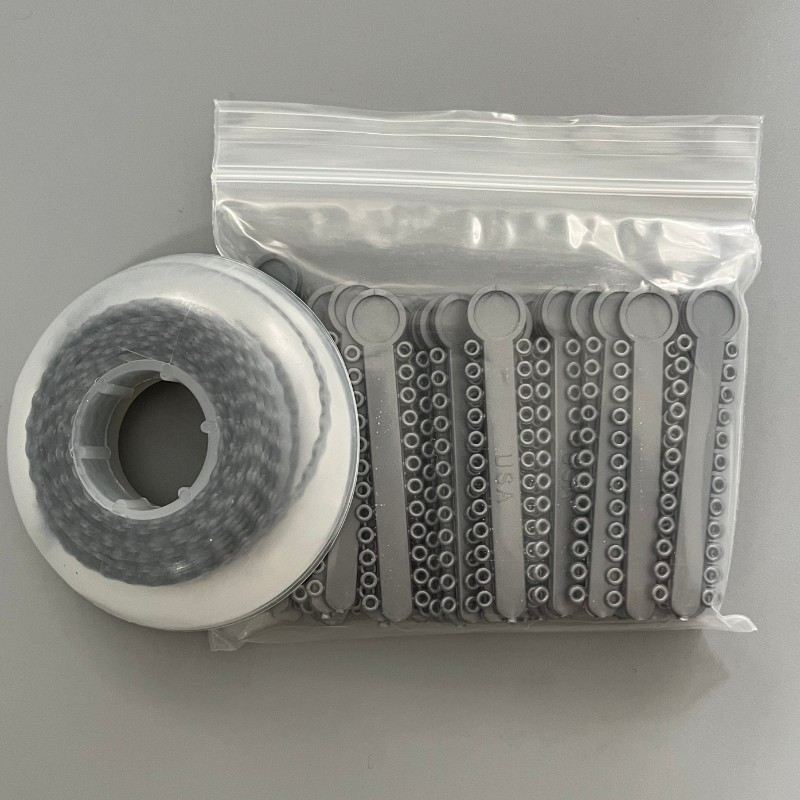 Dental Orthodontic Elastic Ligature Tie&Long/Short/Continuous Power Chain Sliver