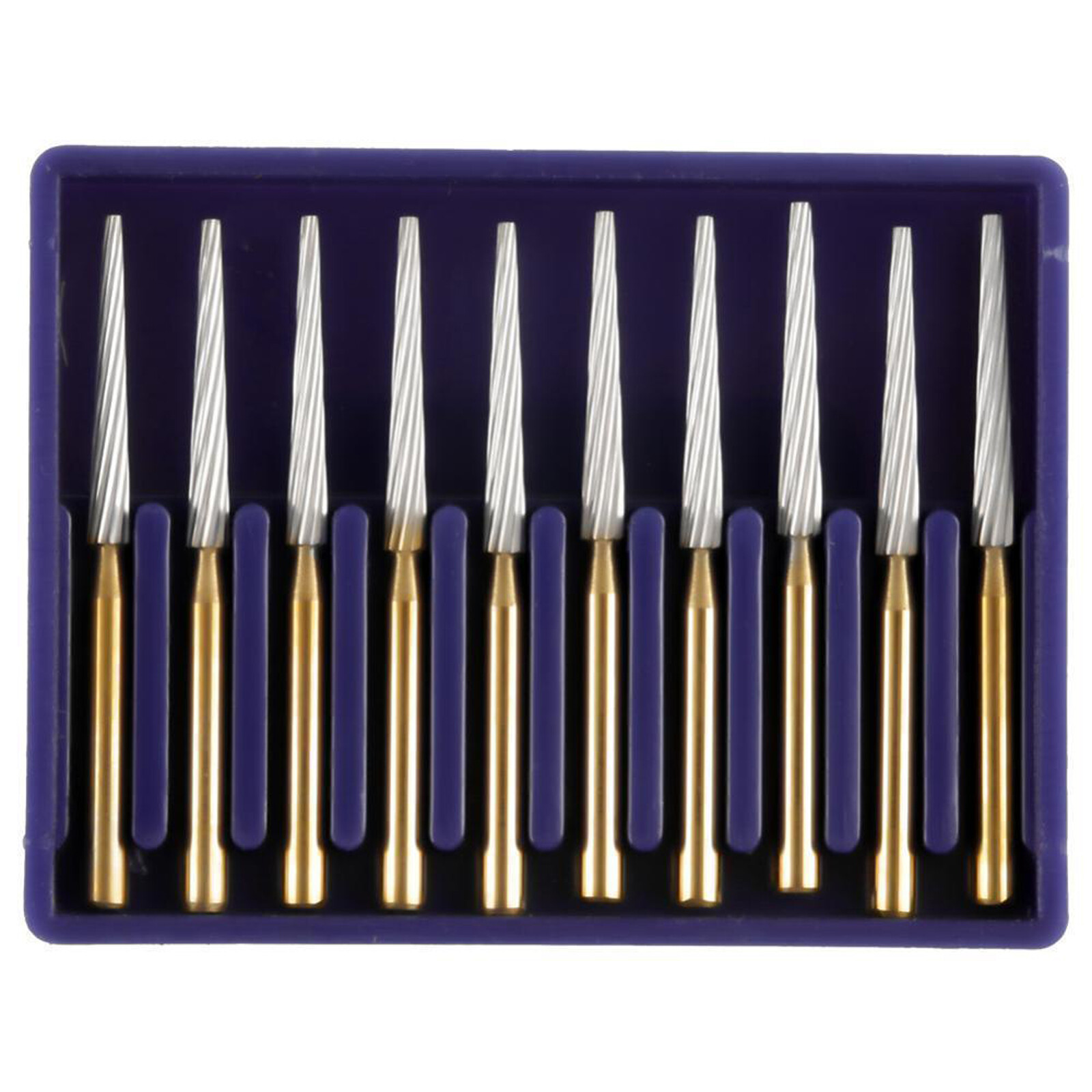 Dental Carbide Bur Orthodontic Debonding Finishing Tapper FG 8104 Tungsten Steel