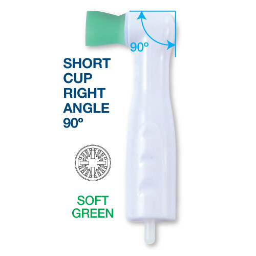 Dental Disposable Prophy Angles Soft Short Cups 90° – Latex Free 500’s