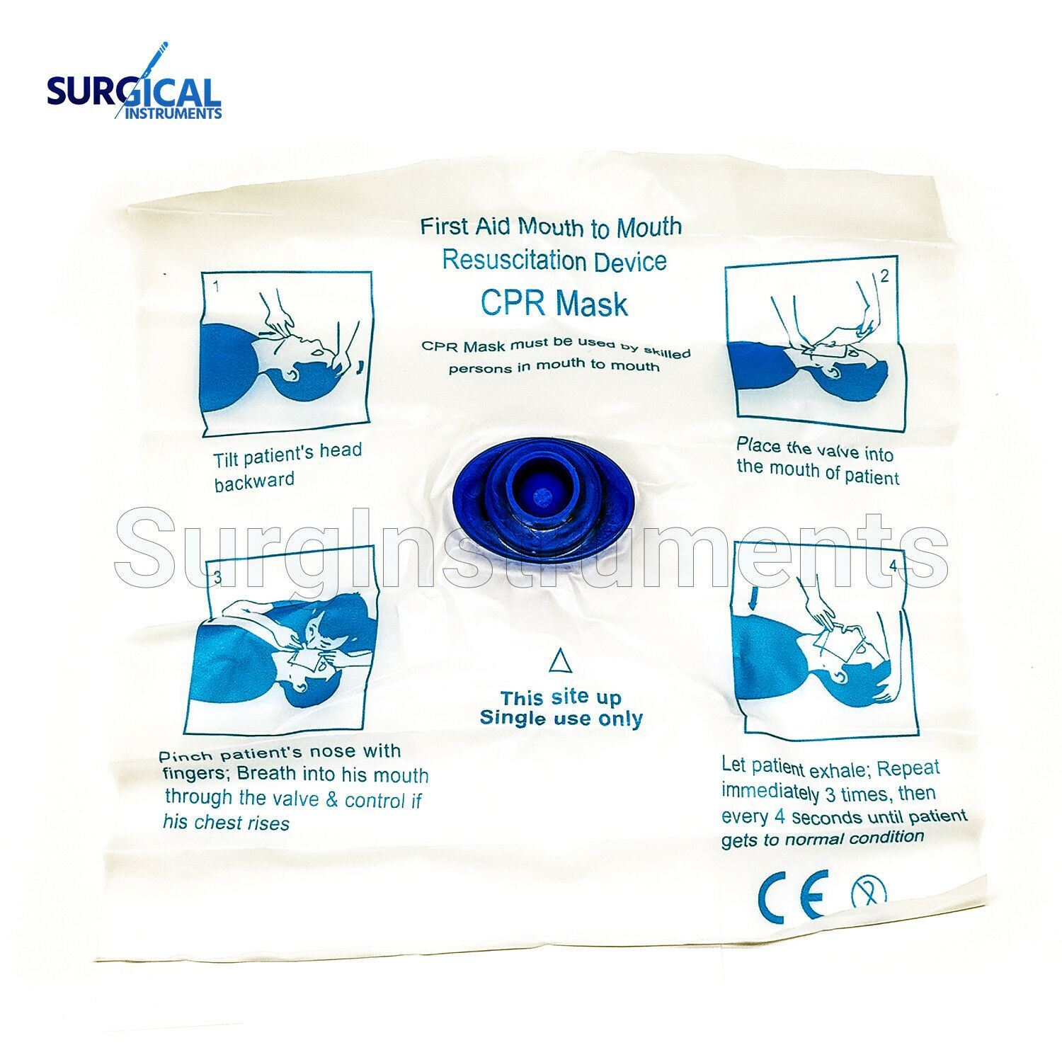10 Pocket CPR Mask One Way Valve Mouth to Mouth Face Shield mask Resuscitation