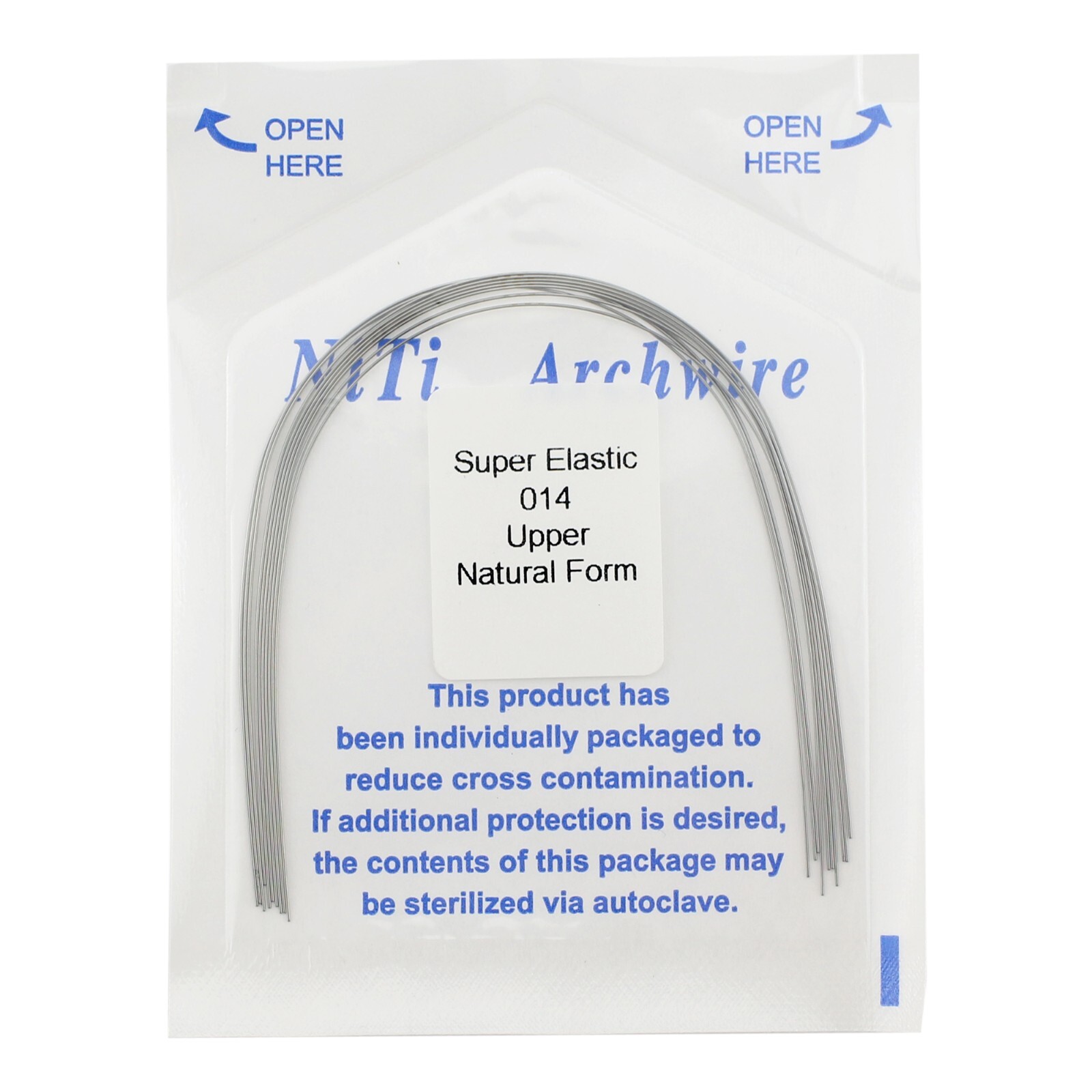 100PCS Dental Orthodontic Niti Arch Wire Natural Form Arches Round Rectangular