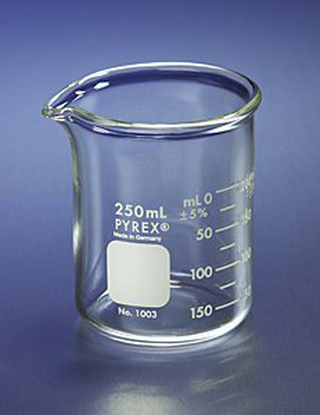 600ml Glass Beaker, Griffin Low Form, Heavy Duty, PYREX 1003-600 (Pack 6)