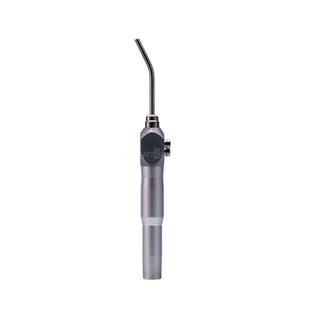 EASYINSMILE Dental 3 Way Air Water Spray Triple Syringe Handpiece 2 Nozzles Tips